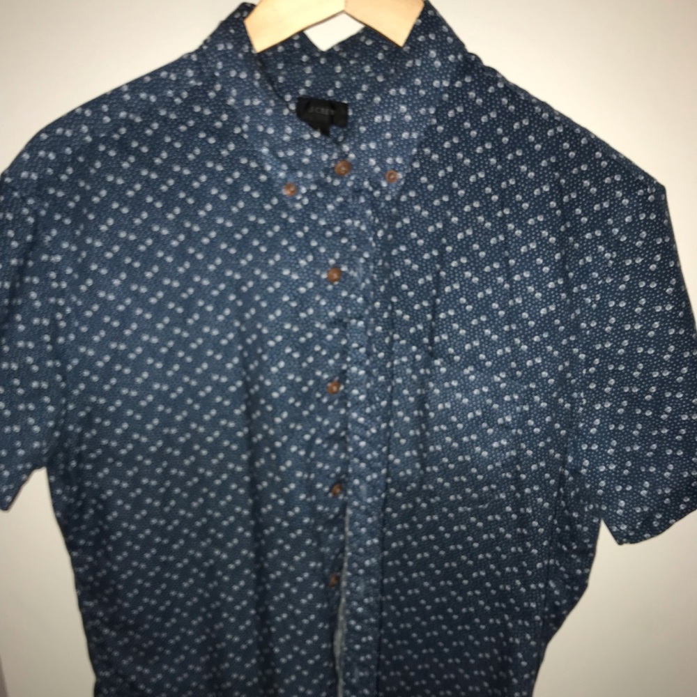 J crew short sleeve shirt.